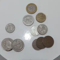 تعدادی سکه جمهوری و شاهنشاهی