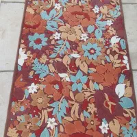 دو عدد فرشینه ترک با کیفیت گل برجسته