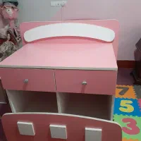 ست تخت خواب کودک و نوجوان با بوفه|تخت و سرویس خواب|میاندوآب, |دیوار