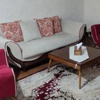 مبل شرکتی 15 میلیون بادو گل میز ویک میز وسط|مبلمان خانگی و میز عسلی|اهواز, گلستان|دیوار