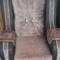 یک دست مبل نفره وجلومبلی