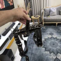 قلاده سگ طرح چرم