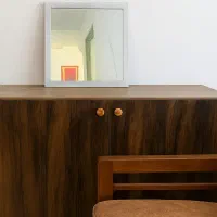 کنسول چوبی دو طبقه /میزآیینه هم میشه استفاده کنید