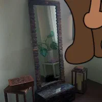 آینه کنسول چوبی