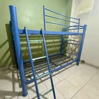 تخت دو طبقه فلزی|تخت و سرویس خواب|تهران, دکتر هوشیار|دیوار