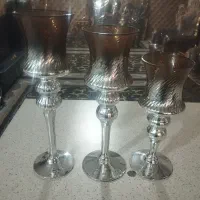 سه عدد جا شمعی