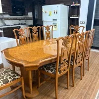 میزناهارخوری ۸ نفره بسیار شیک|میز و صندلی غذاخوری|تنکابن, |دیوار