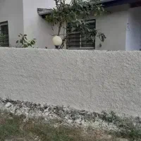 کار کمچه تگری دیوار حیاط بابند کشی رو بلوک