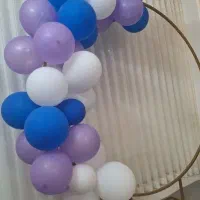 ریسه بادکنک دو نیم متری بزرگ و پرتعداد نو