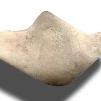 سنگ کلکسیونی بوم رنگ طبیعی با اثر پنجه|مجسمه، تندیس، ماکت|تهران, اقدسیه|دیوار