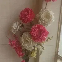 حراج گل و گلدان چوبی با هم ۲۰۰ تومن