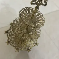 شیرین خوری و گلدان برنجی