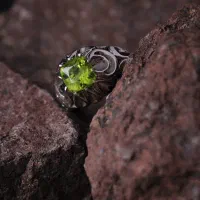 انگشتر زبرجد اصل،رکاب نقره ۴گرم، سایز ۶۰|جواهرات|تهران, حبیب الله|دیوار