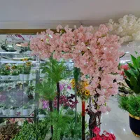 درختچه گل شکوفه گیلاس سیب بهاری|گل مصنوعی|فردیس, |دیوار