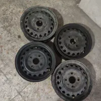 چهار عدد رینگ کارکرده پراید