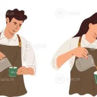 باریستا خانم و آقا