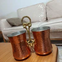 تعدادی ظرف مسی