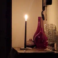 انواع شمع و ظروف سنگ مصنوعی دکوری و پذیرایی