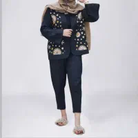 ست مانتوشلوار مجلسی