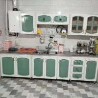 کابینت تمام فلز،هود،سینک،اجاق گاز،آبچکان|آبچکان و نظمدهنده ظروف|تاکستان, |دیوار