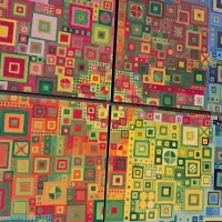 تابلوی  نقاشی انتزاعی|تابلو، نقاشی، عکس|پردیس, فاز ۸|دیوار