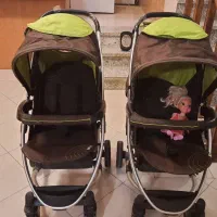 ست کامل کالسکه، کریر، تخت پارک، روروئک، ساک نوزادی