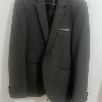 یک عدد تک کت مردانه طوسی سیر