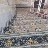 فرش پرتراکم/تراکم۳۰۰۰/کناره ترنج/افشان شاه عباسی|فرش|قم, امامزاده ابراهیم|دیوار
