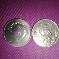 سکه پهلوی، قاجار، نقره|کلکسیون سکه، تمبر، اسکناس|اراک, |دیوار