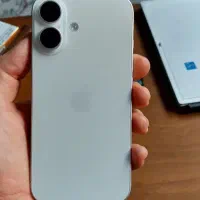 آیفون 16  iphon نرمال سفید باتری 97  گارانتی شرکتی