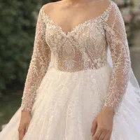 لباس عروس شیک دست دوز