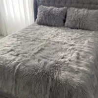 رو تختی خز پرز بلند خارجی