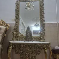 اینه شمعدان برنز