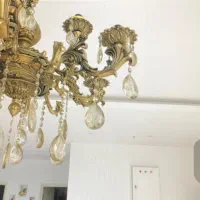 لوستر برنجی اصل|لوستر و چراغ آویز|اهواز, گلستان|دیوار