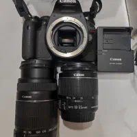 کانن (EOS Kiss X4) + دو لنز اصلی +  لوازم اورجینال