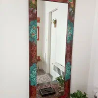 آینه قدی  نتیجه کاری عرض ۵۸ارتفاع۱۴۰