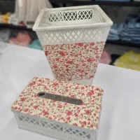 سطل و دستمال چوبی