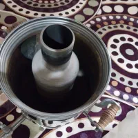 سماور  نفتی مجلسی  خیلی سنگی|سماور، چای‌ساز، قهوه‌ساز|باسمنج, |دیوار