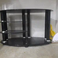 (میز تلویزیون شیشه ای)