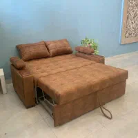 مبل تخته خواب شو فلزی|مبلمان خانگی و میز عسلی|نیشابور, گنبد سبز|دیوار