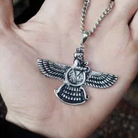 پلاک زنجیر نقره فروهر ۹۲۵|جواهرات|کرج, جهان‌شهر|دیوار