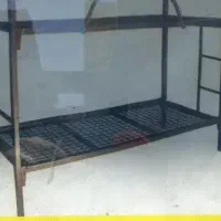 تخت دوطبقه فلزی جنس سنگین رنگ کوره ای