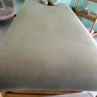 تخت چوبی همراه ترالی ست|تخت و سرویس خواب|قم, سالاریه|دیوار