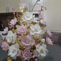 گلدان|گل مصنوعی|قم, باغ کرباسی|دیوار