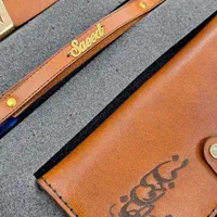 ست جعبه کیف پول چرم و طلا سعید حک شخصی ساز|جواهرات|تهران, مدائن|دیوار