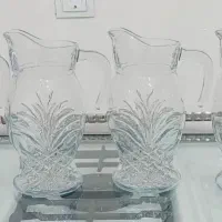 چهار عدد پارچ شیشه ای