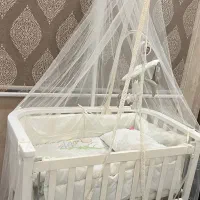 تخت گهواره کنارمادر|تخت و صندلی بچه|محمدیه-قزوین, |دیوار