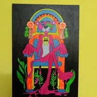 تابلو بلک لایت شبرنگ|تابلو، نقاشی، عکس|فولادشهر, فولادشهر|دیوار