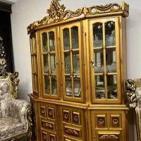 بوفه دو طبقه آینه کاری شده ۴ درب|بوفه، ویترین، کنسول|کرج, گلشهر|دیوار