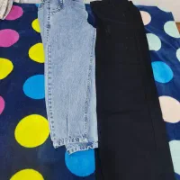 شلوار لی  بگ و مام